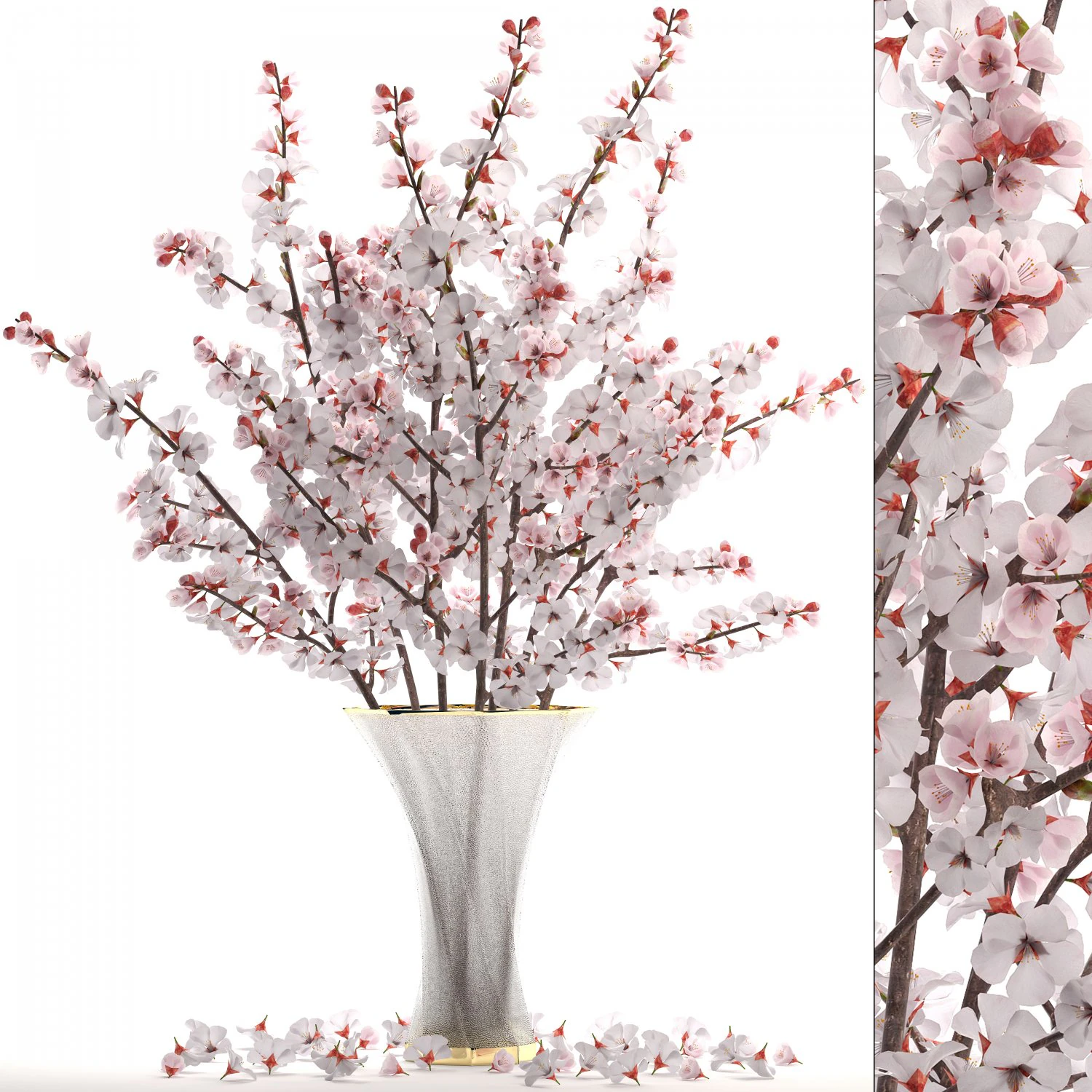sakura bouquet 3D Model .c4d .max .obj .3ds .fbx .stl .blend 