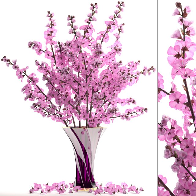 sakura bouquet Modelo 3D .c4d .max .obj .3ds .fbx .stl .blend