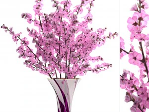 사쿠라 꽃다발 3D 모델