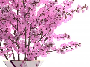 sakura bouquet Modelo 3D