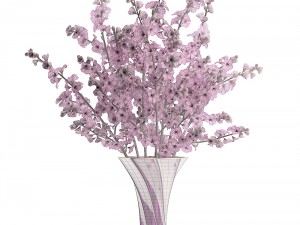 sakura bouquet Modelo 3D