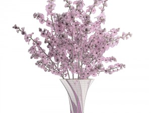 sakura bouquet Modelo 3D