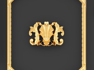 collection stucco molding frame 3D-Modell