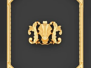 collection stucco molding frame 3D Model