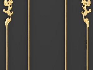 collection stucco molding frame 3D-Modell