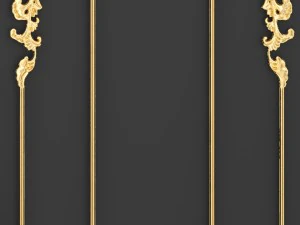collection stucco molding frame 3D Model