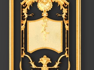 collection stucco molding frame 3D-Modell