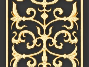 collection stucco molding frame 3D Model