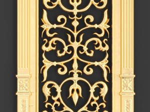 collection stucco molding frame 3D-Modell