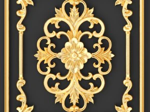 collection stucco molding frame 3D Model