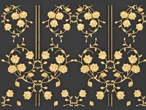 collection stucco molding frame 3D-Modell