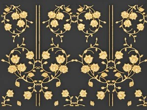 collection stucco molding frame 3D Model
