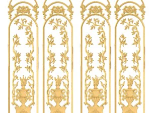 collection stucco molding frame 3D Model