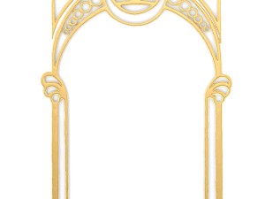 collection stucco molding frame 3D मॉडल