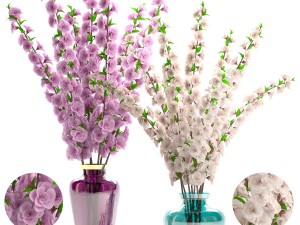 sakura bouquet Modelo 3D