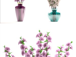 sakura bouquet 3D-Modell