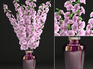 sakura bouquet Modelo 3D