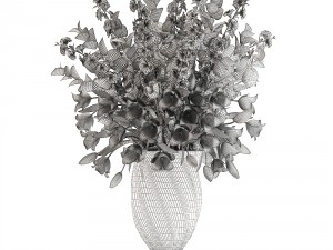bouquet of spring flowers tulips 3Dモデル