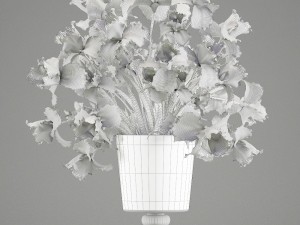 bouquet of yellow flowers 3D Model