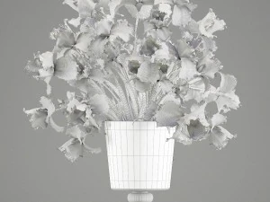 buqu&ecirc; de flores amarelas Modelo 3D