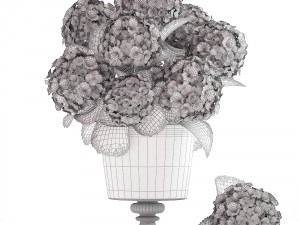 bouquet of hydrangea 3D Модель