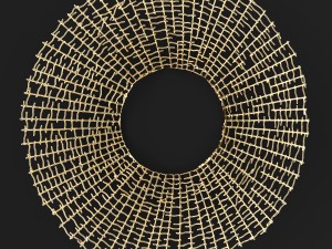 gold wall art sculpture 3D Model