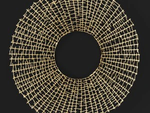 gold wall art sculpture 3D Model