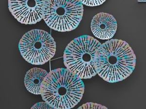patina wall art sculpture Modelo 3D