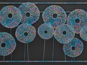 patina wall art sculpture Modelo 3D