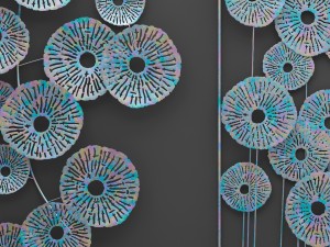 patina wall art sculpture Modelo 3D