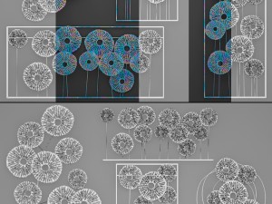 patina wall art sculpture Modelo 3D