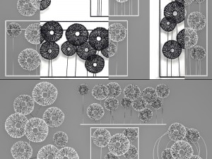 wall art sculpture 3D Model