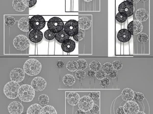 wall art sculpture 3D Model