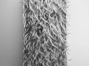 vertical gardening fern wall 2 3D Model