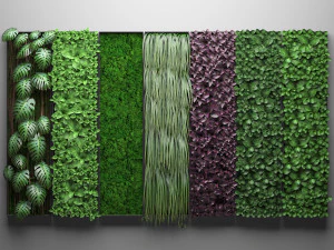 vertical gardening collection 3D Model