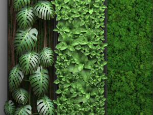 vertical gardening collection 3D मॉडल
