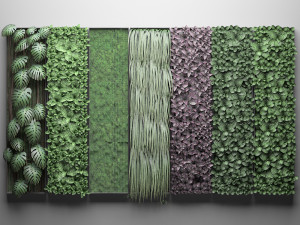 vertical gardening collection 3D मॉडल