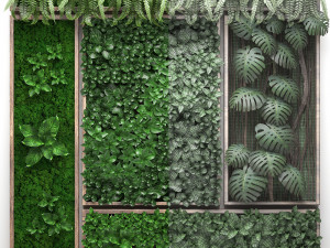 vertical gardening collection 3D मॉडल