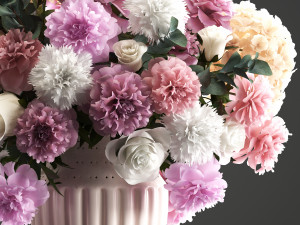 bouquet of spring flowers 3D मॉडल
