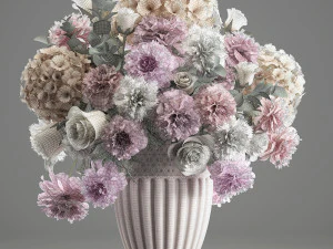 bouquet of spring flowers 3D Model