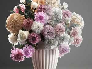 bouquet of spring flowers 3D Model