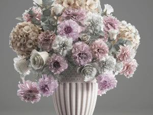 bouquet of spring flowers 3D Model
