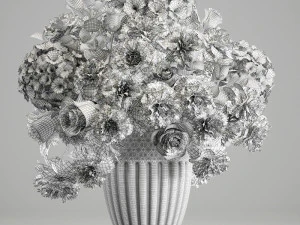bouquet of spring flowers 3D Model
