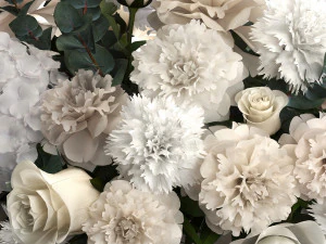 bouquet of wthite flowers 3D Model