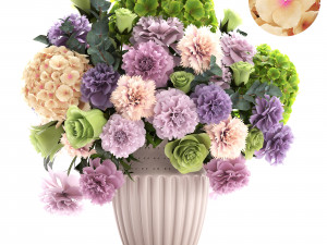 bouquet of spring flowers 3D मॉडल
