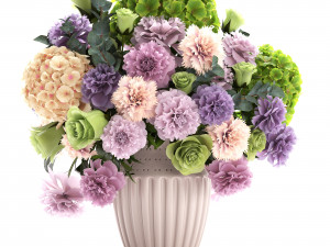 bouquet of spring flowers 3D मॉडल