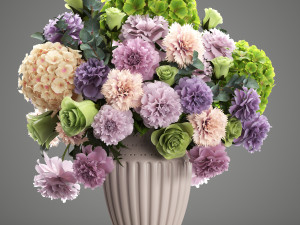 bouquet of spring flowers 3D मॉडल