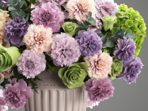 bouquet of spring flowers 3D मॉडल