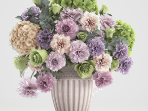 bouquet of spring flowers 3D मॉडल