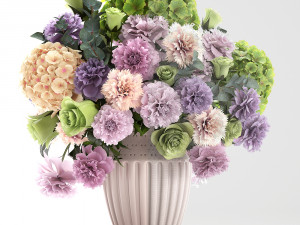 bouquet of spring flowers 3D मॉडल